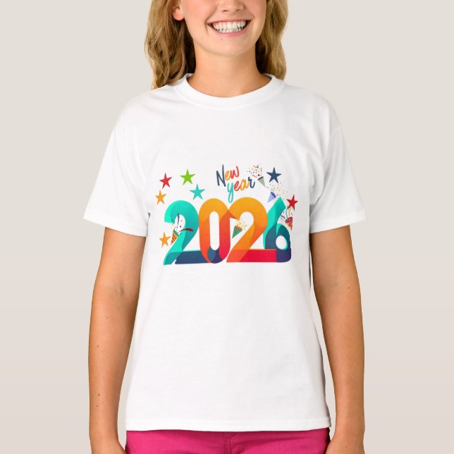 T-shirt nouvel an 2026 (Devant)