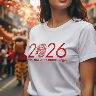 T-shirt Nouvel an chinois du Fire Horse 2026