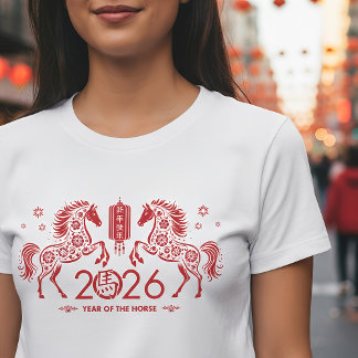 T-shirt Nouvel an chinois du Fire Horse 2026