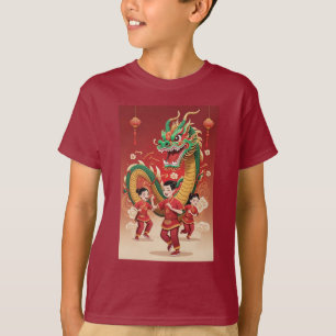 T-shirt Nouvel An chinois lunaire 2024 Année du Dragon