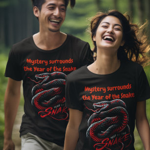 T-shirt Nouvel an chinois montrant l'année du serpent 2025