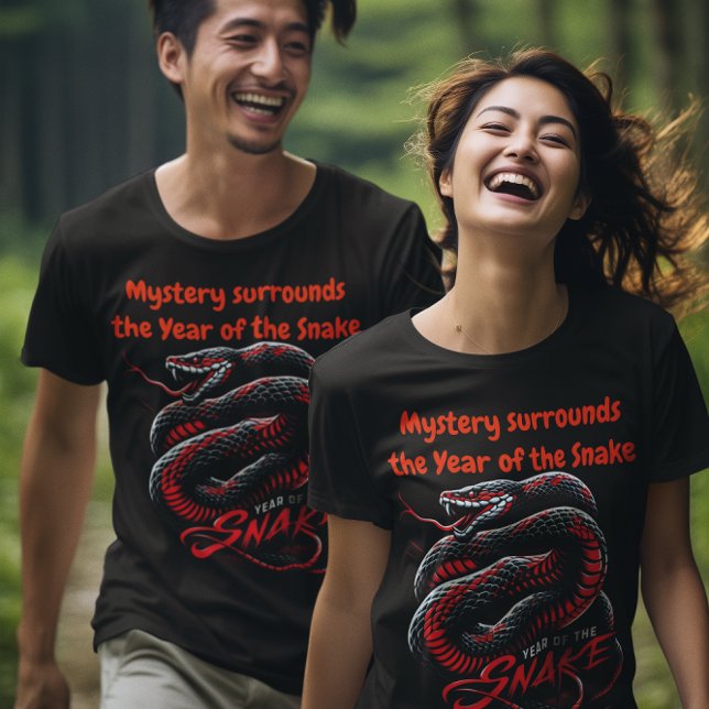 T-shirt Nouvel an chinois montrant l'année du serpent 2025 (Créateur téléchargé)