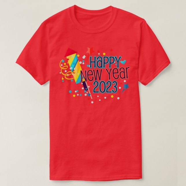 T-shirt Nouvel An Eve Party Fournitures Enfants NYE 2023 H (Design devant)