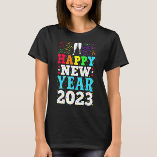 T-shirt Nouvel An Eve Party Fournitures Enfants NYE 2023 H