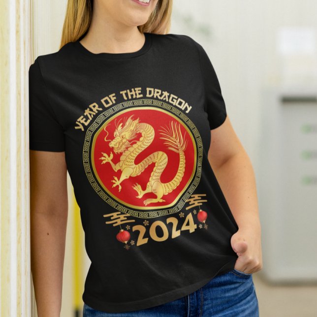 T-shirt Nouvel An lunaire chinois 2024 - Année du Dragon (Créateur téléchargé)