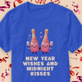 T-shirt Nouvel An Wings & Midnight Kisses Kawaii Couple