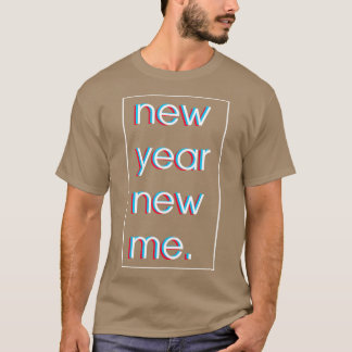 T-shirt nouvelle année 2023 nouveau moi simple