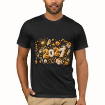 Nouvelle Année 2027 Célébration d'Or