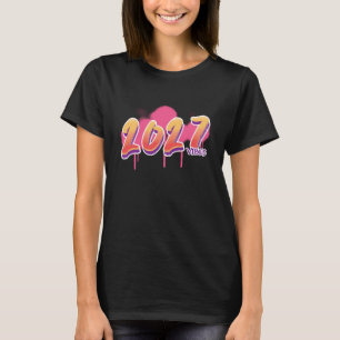 T-shirt Nouvelle Année 2027 Graffiti – Style de Rue Urbain