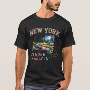 T-shirt Nouvelle Aventure de Camping à New York   La Natur