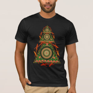 T-shirt Nouvelle chemise d'âge de triangles psychédéliq