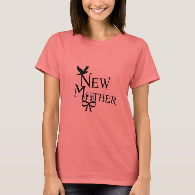 T-shirt Nouvelle chemise mère (Devant)