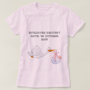 T-shirt Nouvelle cigogne de maman