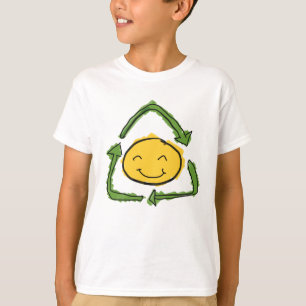 T-shirt Nouvelle conception de symbole Recycle 01