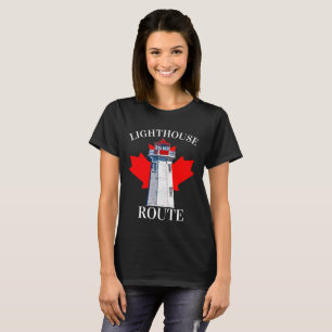 T-shirt Nouvelle-Écosse 902 Phare route Peggy's Cove T-