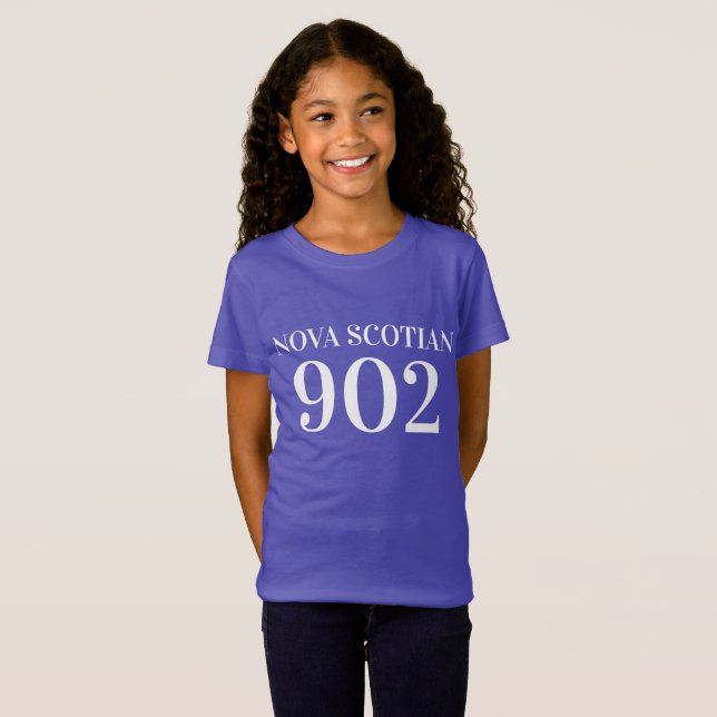 T-shirt Nouvelle-Écosse Nouvelle-Écosse 902 halifa (Devant entier)
