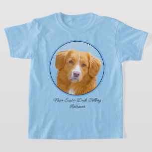 T-shirt Nouvelle-Écosse Peinture de chien pour l'essayeur 