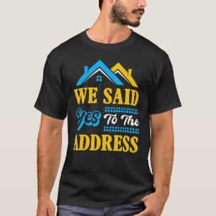 T-shirt Nouvelle Fête De Réchauffement Ménage Propriétaire