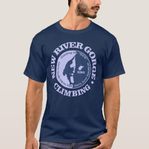T-shirt Nouvelle gorge de rivière (escalade)