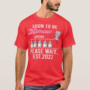 T-shirt Nouvelle Grossesse De Grand-Mère Bientôt Être Mem