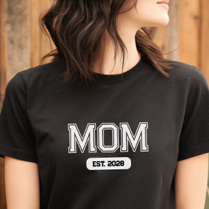 T-shirt Nouvelle Maman Date Personnalisée