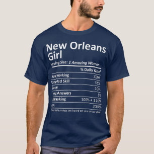 T-shirt NOUVELLE-ORLÉANS FILLE LA LOUISIANA Funny City Acc