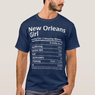 T-shirt NOUVELLE-ORLÉANS FILLE LA LOUISIANA Funny City Acc