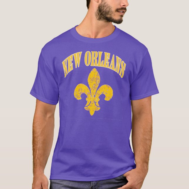 T-shirt Nouvelle-Orléans Fleur De Lis (Devant)