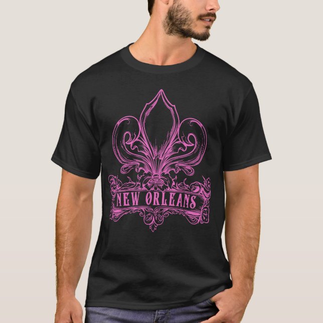 T-shirt Nouvelle-Orléans Forte Louisiane Bourbon St (Devant)