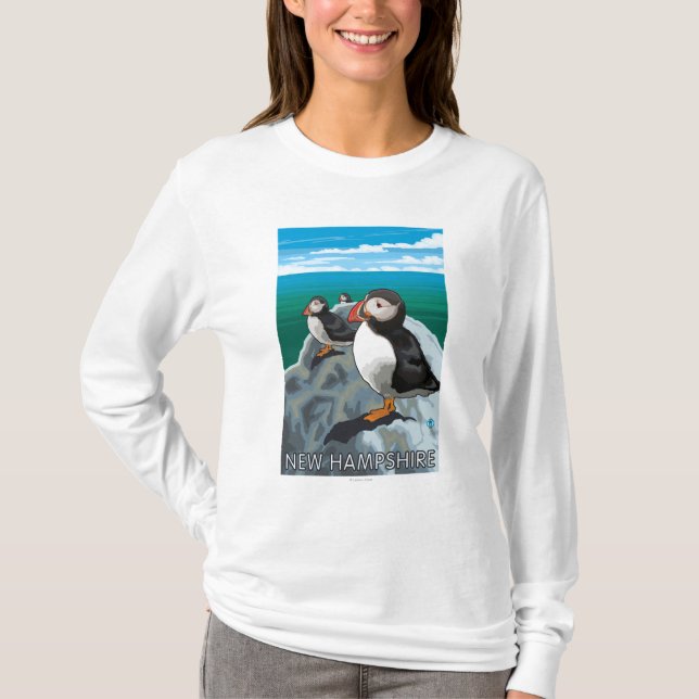 T-shirt Nouvelle scène de HampshirePuffins (Devant)