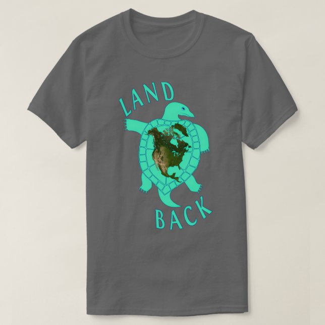 T-shirt Nouvelle terre Retour Turtle Island (Design devant)