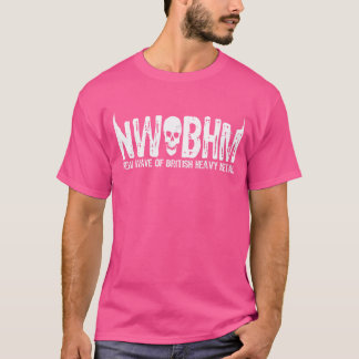T-shirt Nouvelle Vague De Crâne Métal Lourd Britannique