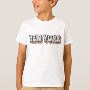 T-shirt Nouvelle Ville Rétro Chrome des Années 80