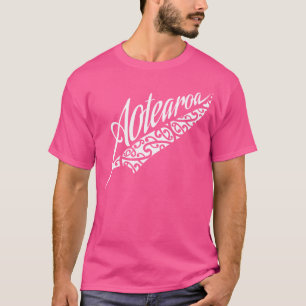 T-shirt Nouvelle-Zélande Aotearoa Kiwi Fern Tous Noirs Tat