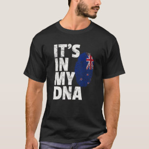 T-shirt Nouvelle-Zélande Drapeau C'est dans mon ADN cadea