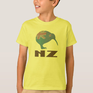 T-shirt Nouvelle-Zélande Kiwi Enfants Chemise