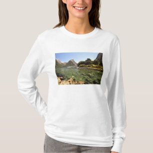 T-shirt Nouvelle-Zélande, Miter Peak et Bowen River entra