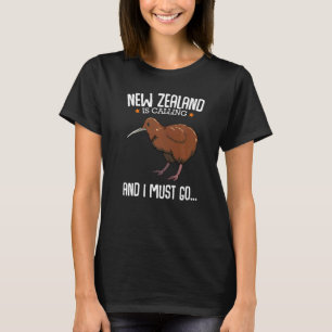 T-shirt Nouvelle-Zélande Oiseaux naturels Voyager Ret de s