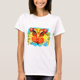 T-shirt Nouvelles années bengali de lion de cadeaux de