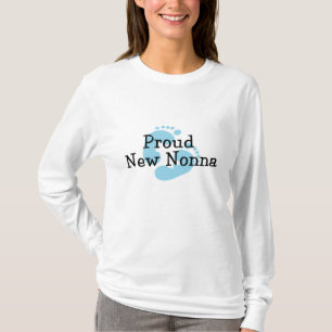 T-shirt Nouvelles empreintes de pas fières de bébé de