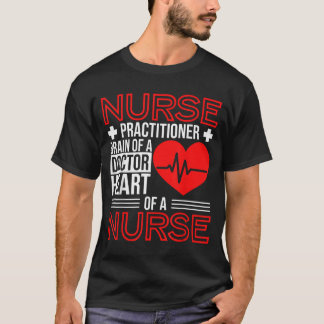 T-shirt Nouvelles infirmières praticiennes Cerveau d'infir