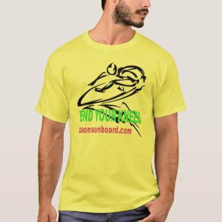 T-shirt Nouvelles "leçons à bord" de logo original