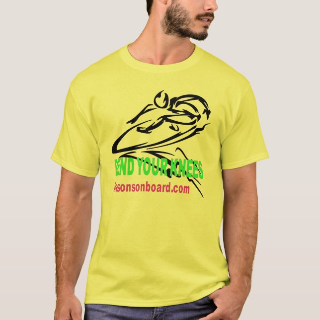 T-shirt Nouvelles "leçons à bord" de logo original (Devant)