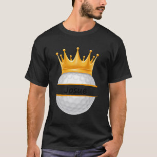 T-shirt Novelty Golf Nom personnalisé Josue Sports Papa