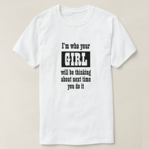 T-shirt Novelty Mens Noël JE SUIS VOTRE FILLE