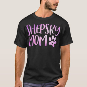 T-shirt Novelty Shepsky Maman Colorée Shepsky Mama Cadeaux