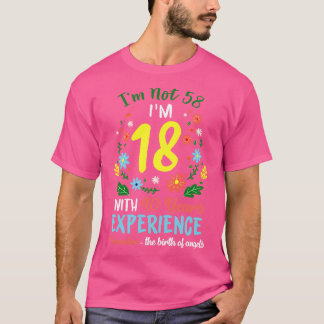 T-shirt Novembre Filles Fleur Tee 58 Ans Im Pas 58 B