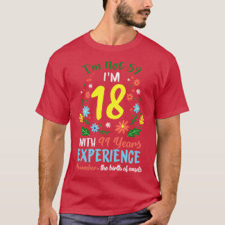 T-shirt Novembre Filles Fleur Tee 59 Ans Im Pas 59 B