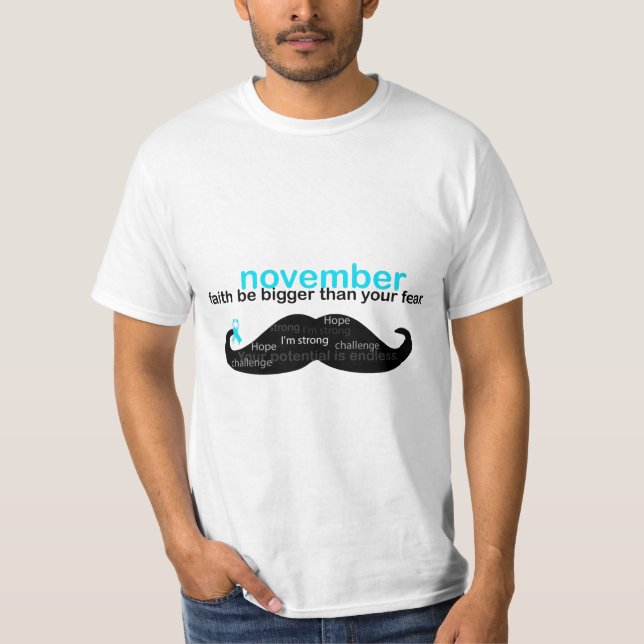 T-shirt *Novembre Mois de sensibilisation à la santé des h (Devant)