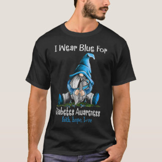 T-shirt Novembre Mois de sensibilisation au diabète Gnomes